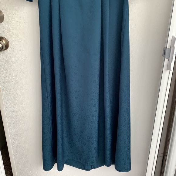 Mennonite Women’s Cape Dress Cottagecore Fancy Homemade Amish Green Medium - Picture 4 of 7